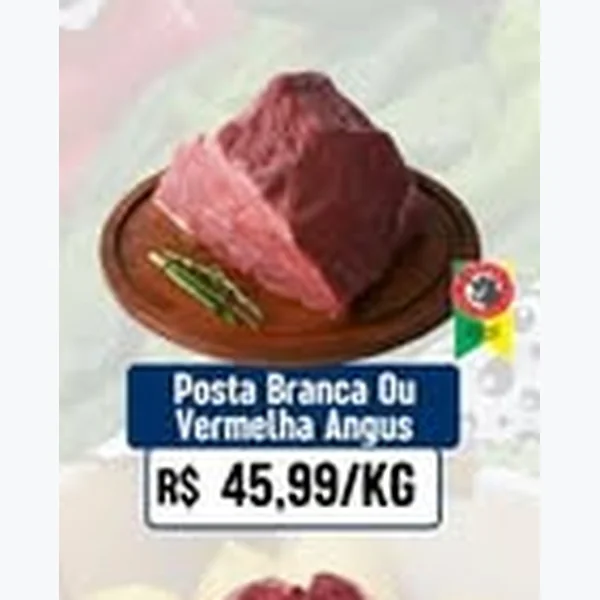 Recorte do encarte de Posta Branca Angus