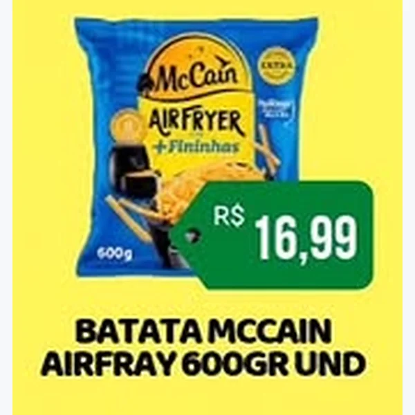 Recorte do encarte de Batata Airfryer McCain 600 g