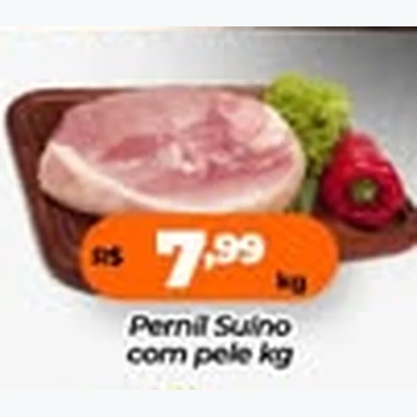 Pernil Suíno com Pele