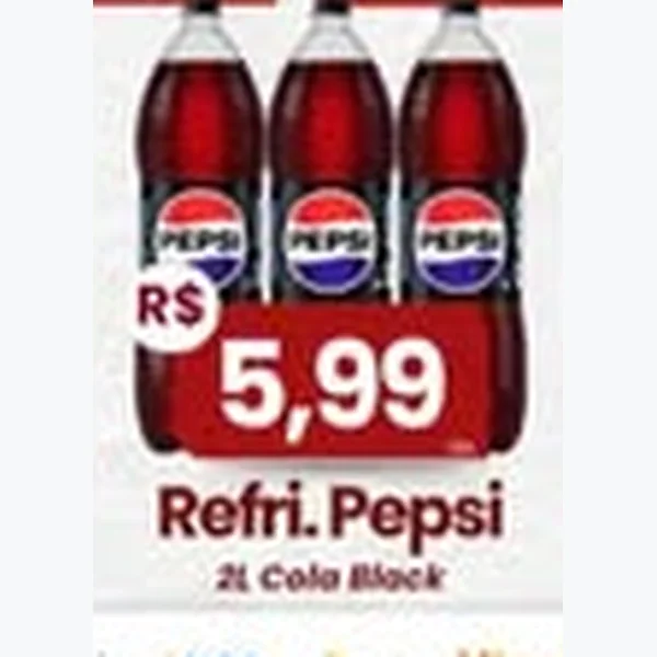 Refrigerante Cola Black Pepsi 2 L