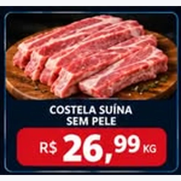 Costela Suína sem Pele
