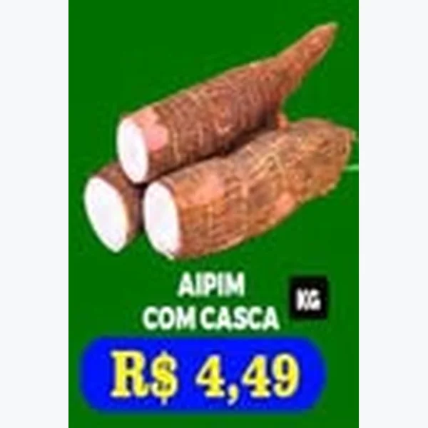 Recorte do encarte de Aipim com Casca