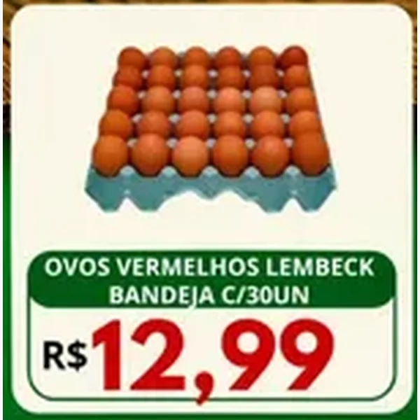 Ovos Vermelhos Lembeck 30 un