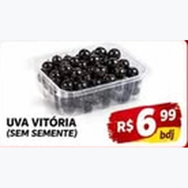 Recorte do encarte de Uva Vitória (sem Semente)