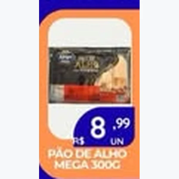 Recorte do encarte de Pão de Alho 300 g