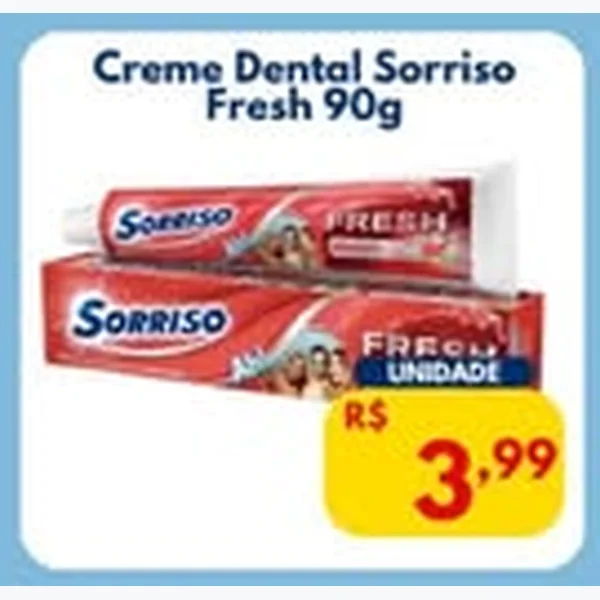 Creme Dental Sorriso 90 g