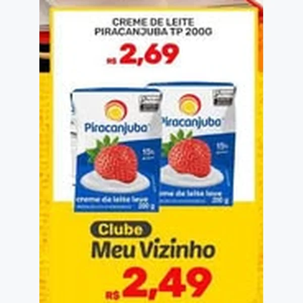 Creme de Leite Piracanjuba 200 g
