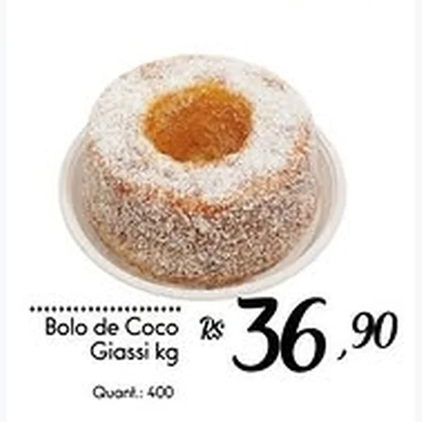 Recorte do encarte de Bolo de Coco