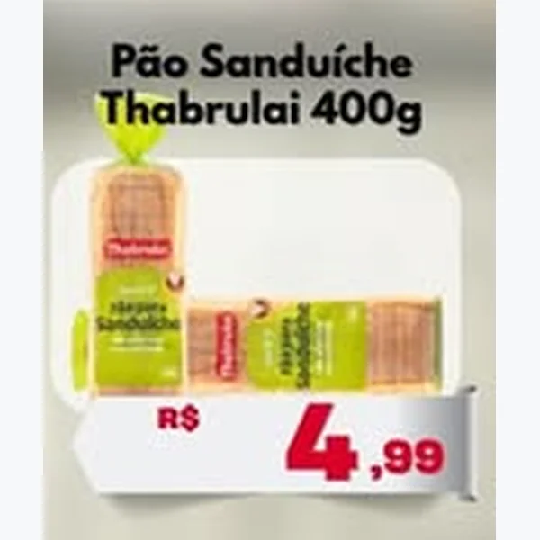 Recorte do encarte de Pão Sanduíche Thabrulai