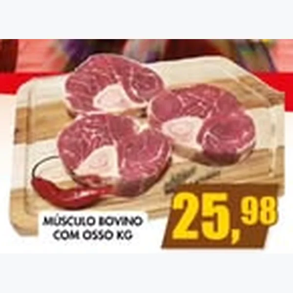 Recorte do encarte de Músculo Bovino com Osso