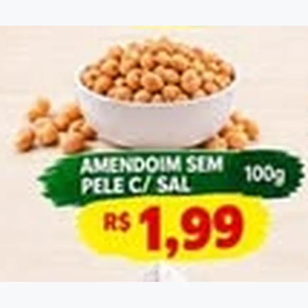 Amendoim sem Pele C/ Sal