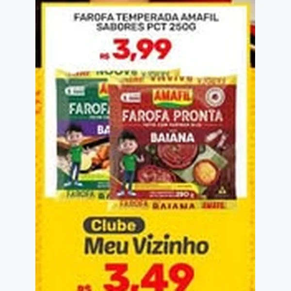 Farofa Temperada Amafil 250 g