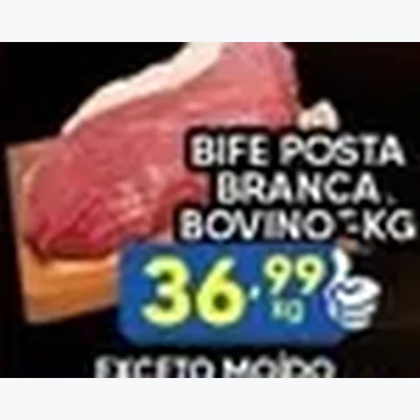 Bife Posta Branca Bovino