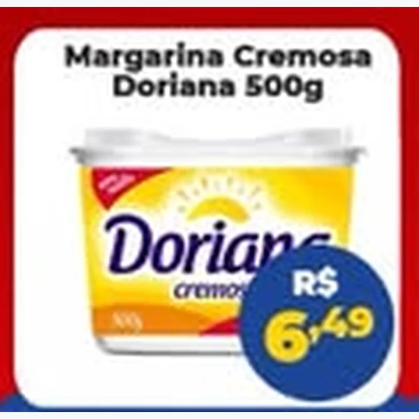 Margarina Cremosa Doriana 500 g