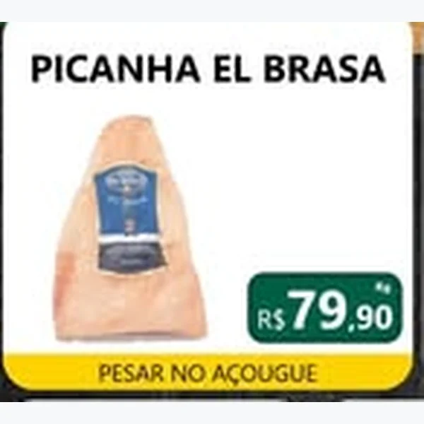 Recorte do encarte de Picanha El Brasa