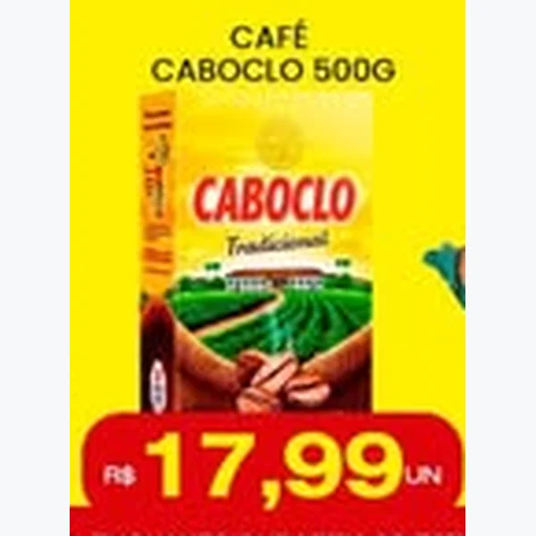 Recorte do encarte de Café Caboclo 500 g