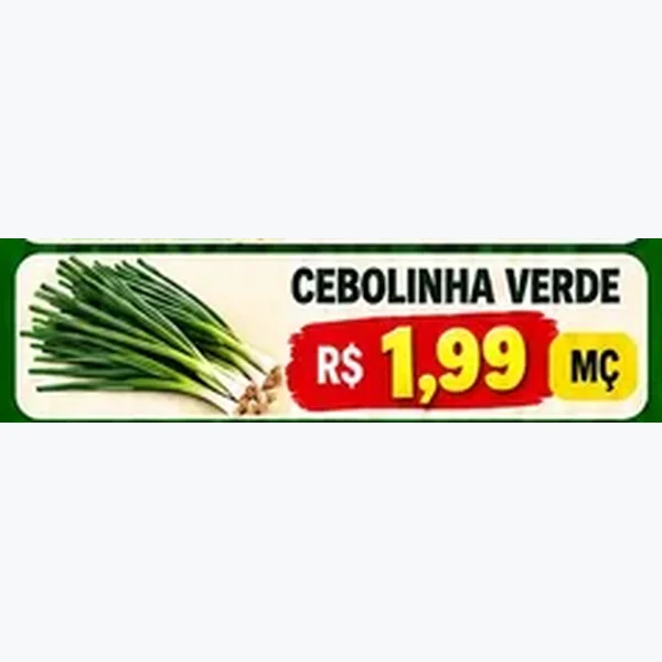 Recorte do encarte de Cebolinha Verde