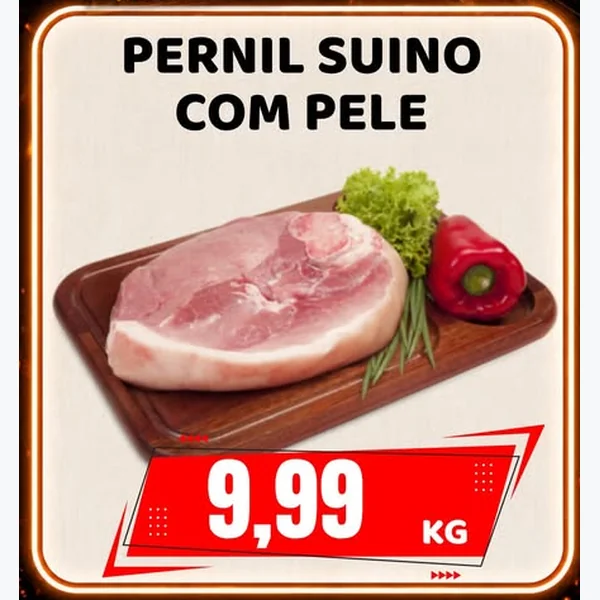 Pernil Suíno com Pele