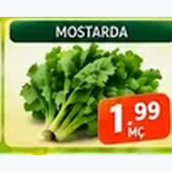 Recorte do encarte de Mostarda