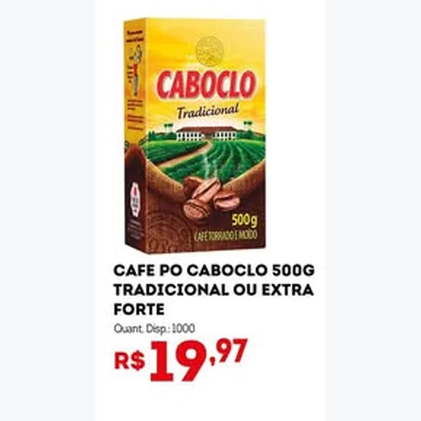 Café em Pó Tradicional Caboclo 500 g