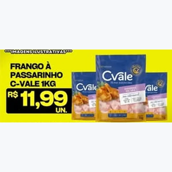 Frango a Passarinho C-Vale 1 kg