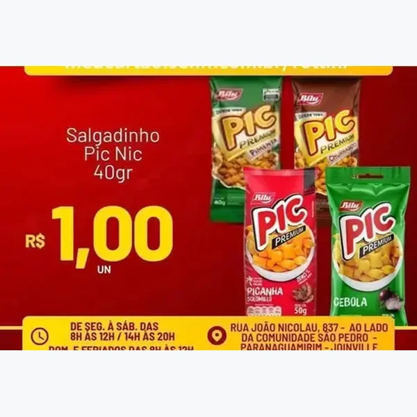 Salgadinho Pic Premium Cebola Bilu 50 g
