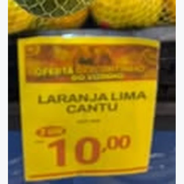 Recorte do encarte de Laranja Lima Cantu