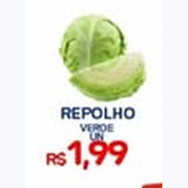 Recorte do encarte de Repolho Verde