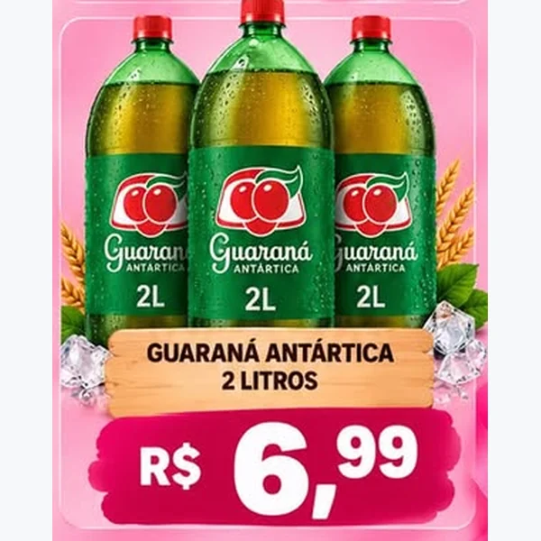 Recorte do encarte de Guaraná Antártica 2 L