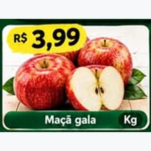 Recorte do encarte de Maçã Gala