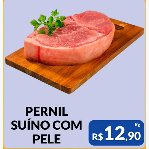 Pernil Suíno com Pele