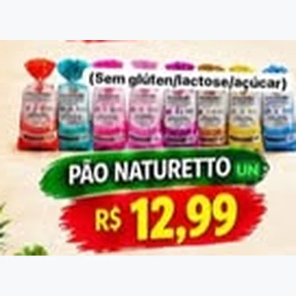 Recorte do encarte de Pão Naturetto