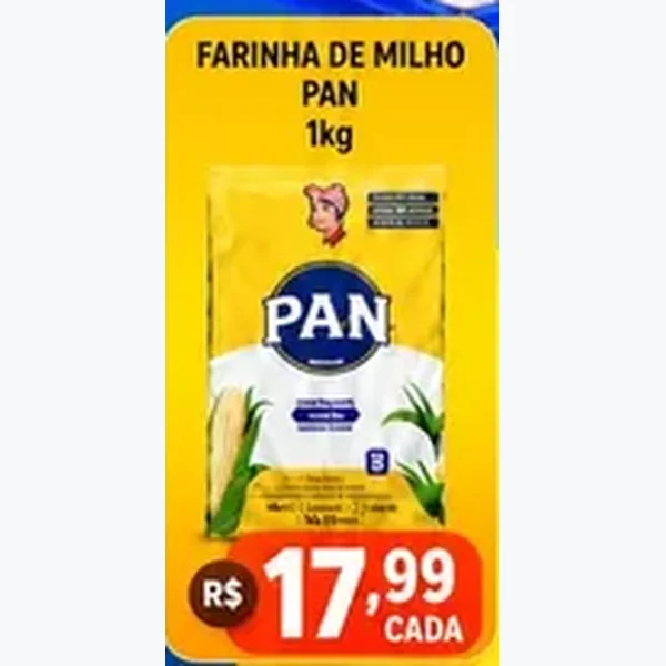 Farinha de Milho Pan 1 kg