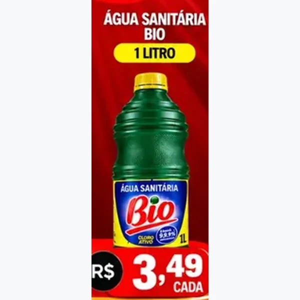 Água Sanitária Bio 1 L