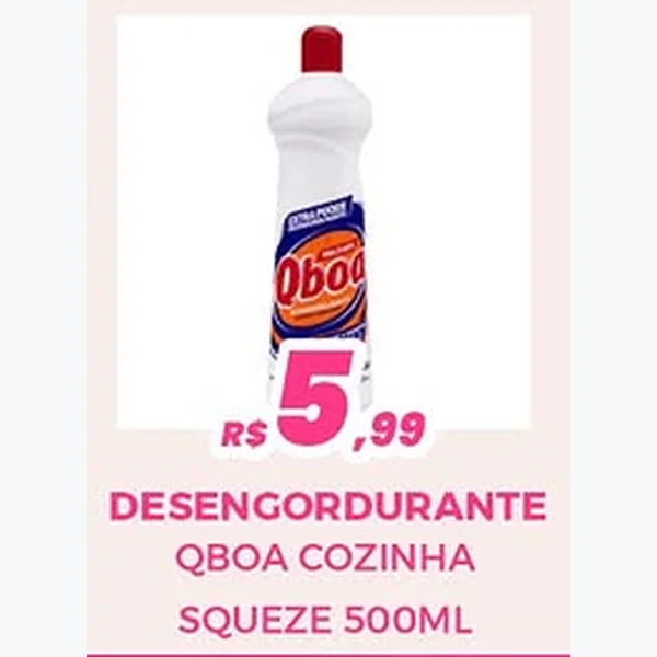 Desengordurante Cozinha Squeeze Qboa 500 ml