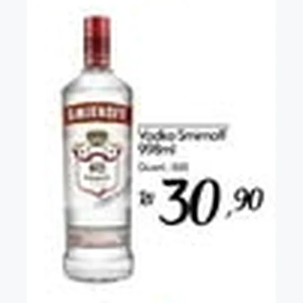 Recorte do encarte de Vodka Smirnoff