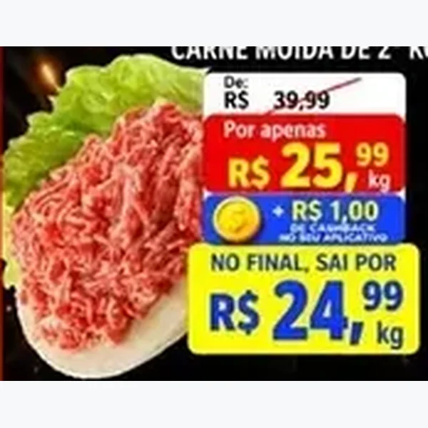 Recorte do encarte de Carne Moída de 2ª