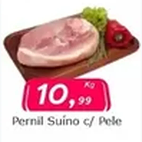 Recorte do encarte de Pernil Suíno C/ Pele