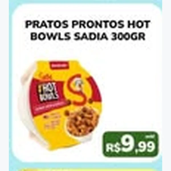 Pratos Prontos Hot Bowls Sadia 300 g