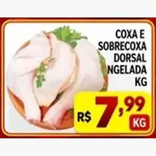 Coxa e Sobrecoxa Dorsal Congelada
