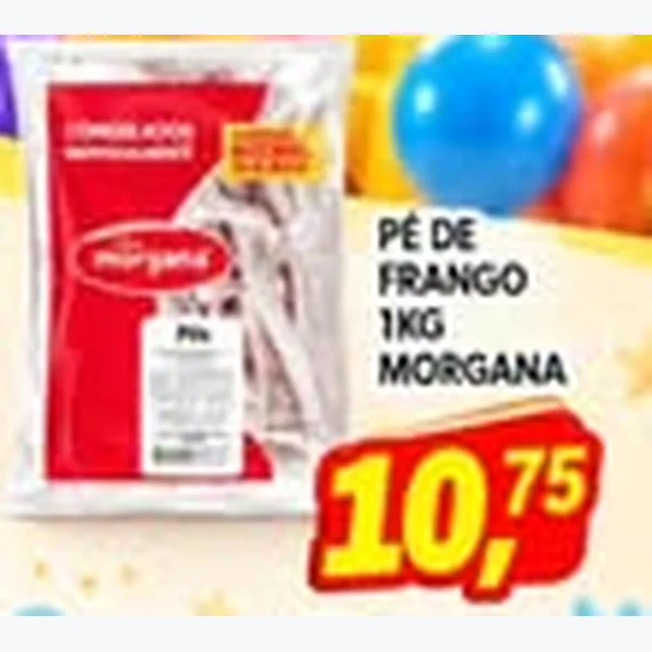 Recorte do encarte de Pé de Frango Morgana 1 kg