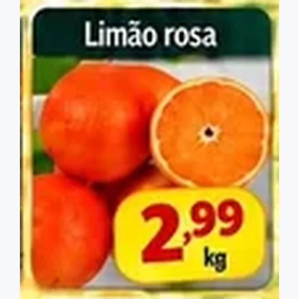 Recorte do encarte de Limão Rosa