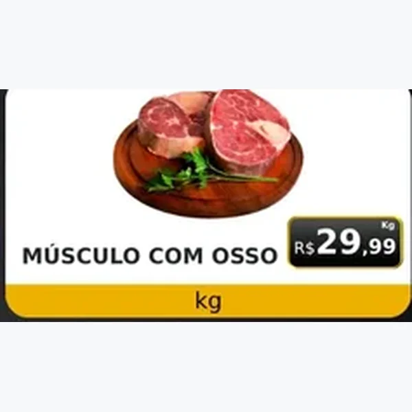Músculo com Osso