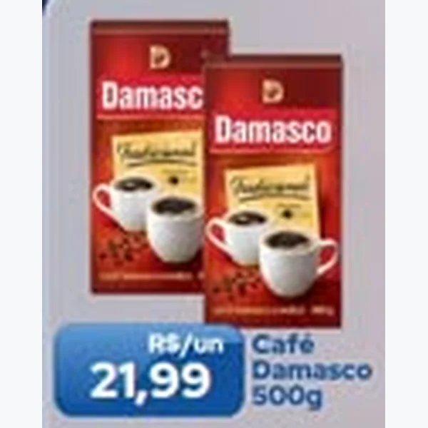 Recorte do encarte de Café Tradicional Damasco 500 g