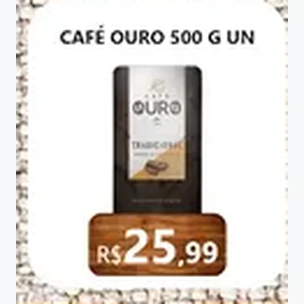 Recorte do encarte de Café Ouro