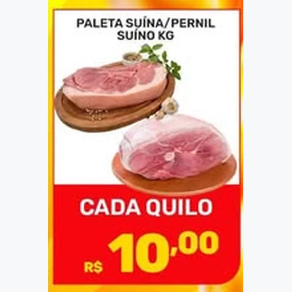 Recorte do encarte de Paleta Suína