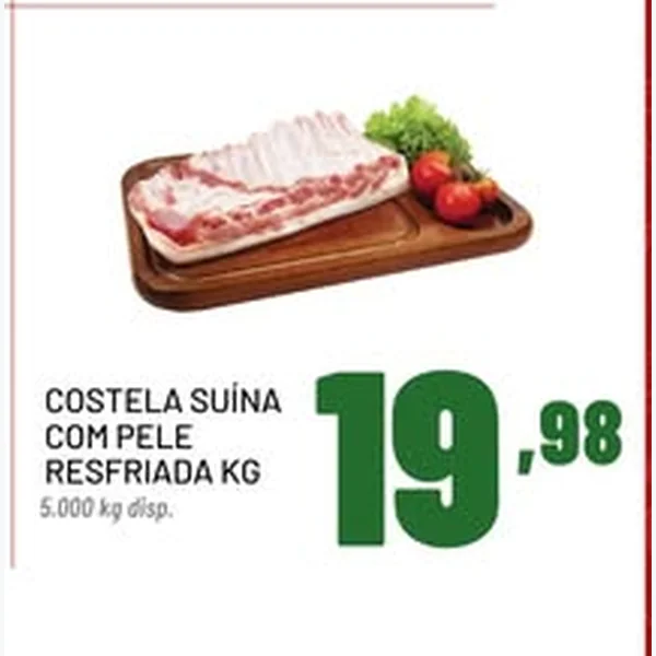 Costela Suína com Pele Resfriada