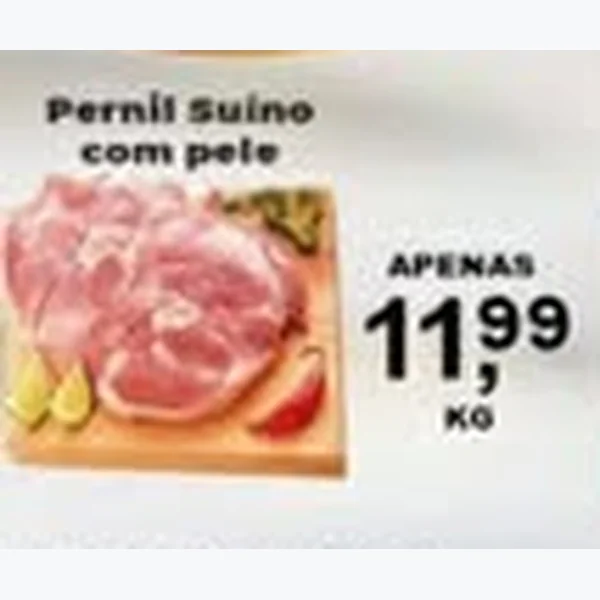 Pernil Suíno com Pele