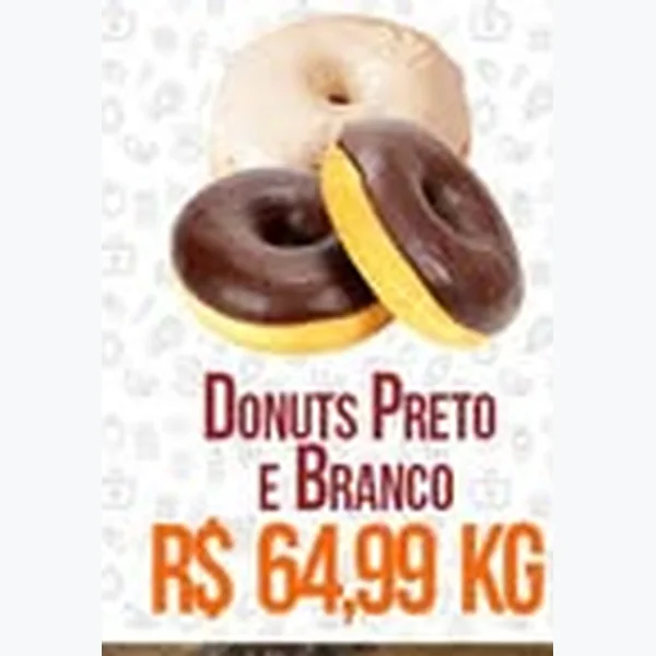 Donuts Preto e Branco