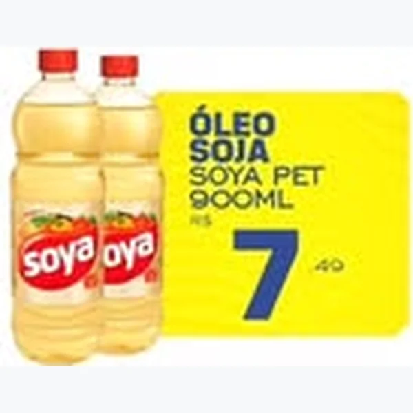 Recorte do encarte de Óleo de Soja Soya 900 ml